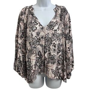 Evereve Jovi Floral Blouse, M